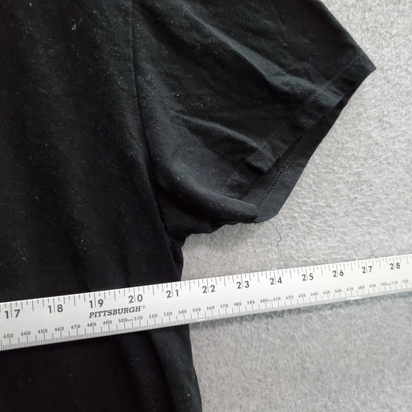 Aaliyah Men T-Shirt‎ XL Black Graphic Portrait Short Sleeve Crew Neck Pullover - Picture 6 of 7